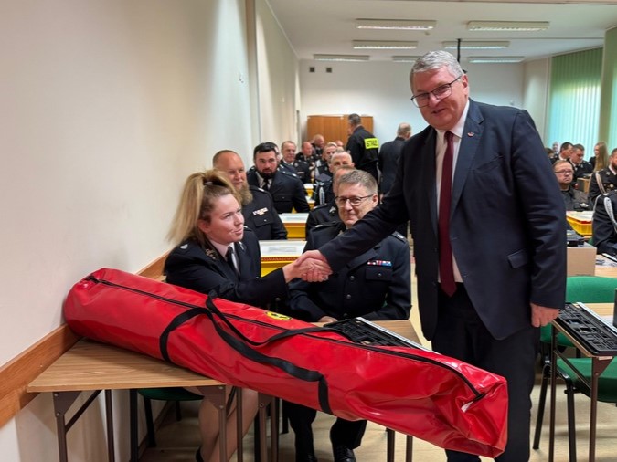 sprzęt osp marszałek - Danuta Synkiewicz - Radio Poznań