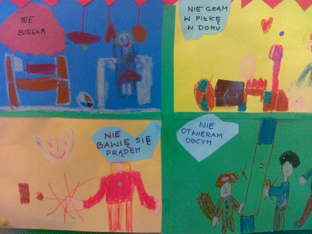 Bezpieczny przedszkolak - plakat - Wojciech Chmielewski