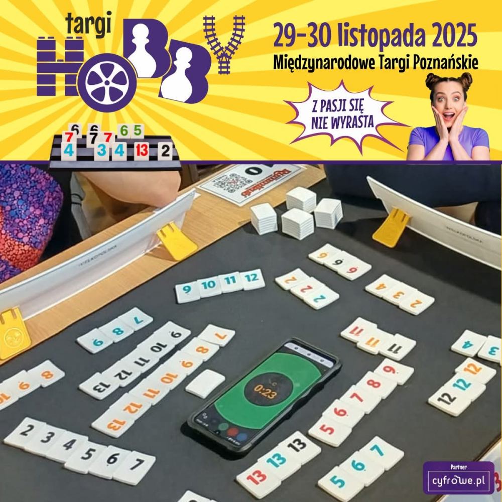 Rummikub na Targach Hobby - Organizator