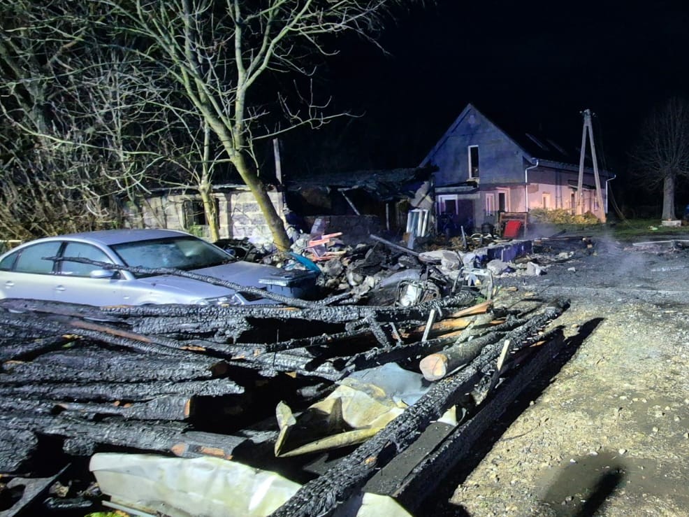 nowy tomyśl pożar - KPP Nowy Tomyśl