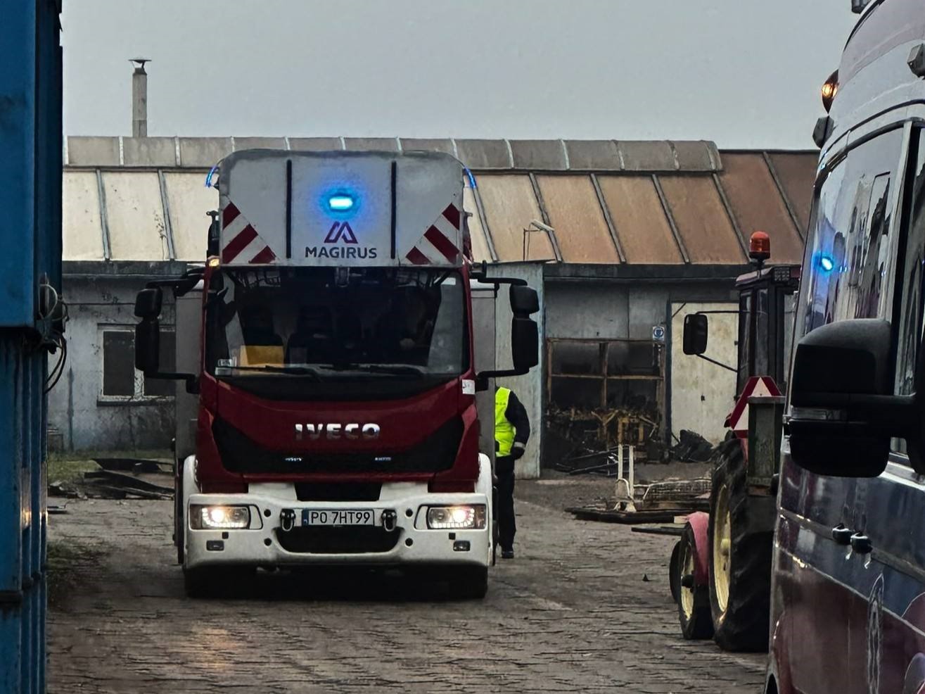 pożar sikorzyn - FB OSP JOT Krobia