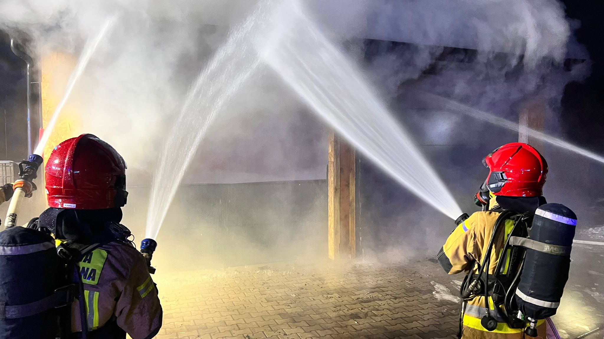 pożar  - KP PSP Rawicz