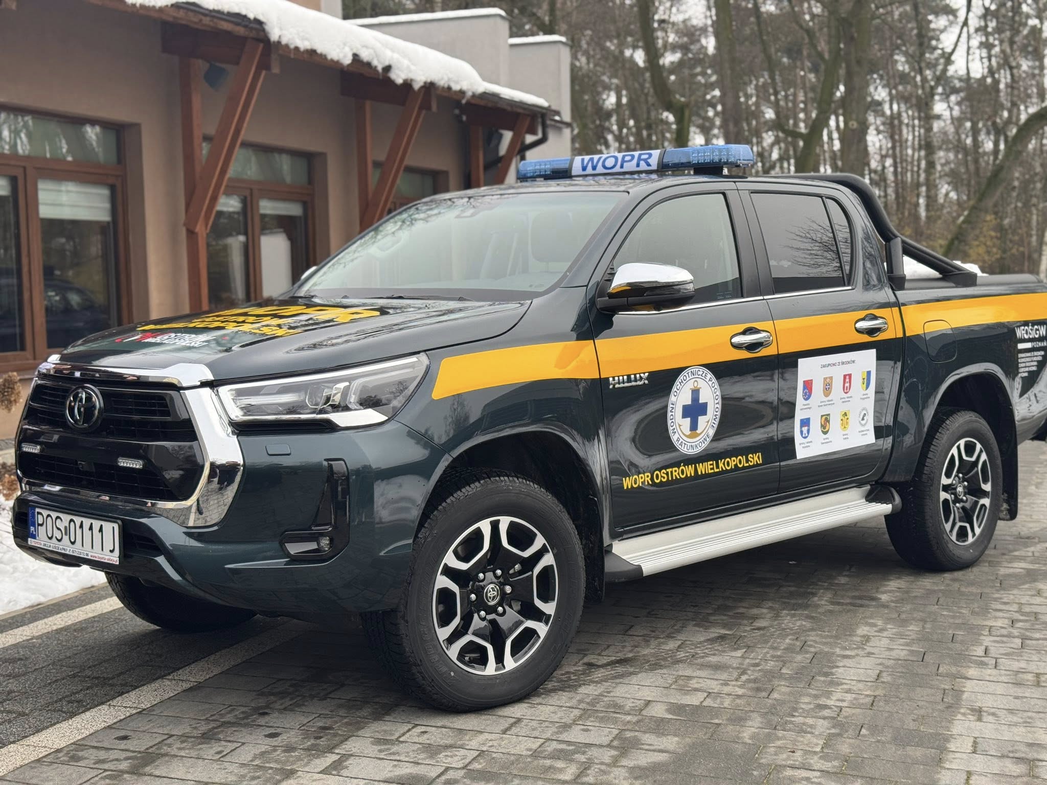 WOPR wóz - Prezydent Ostrowa Wielkopolskiego Beata Klimek