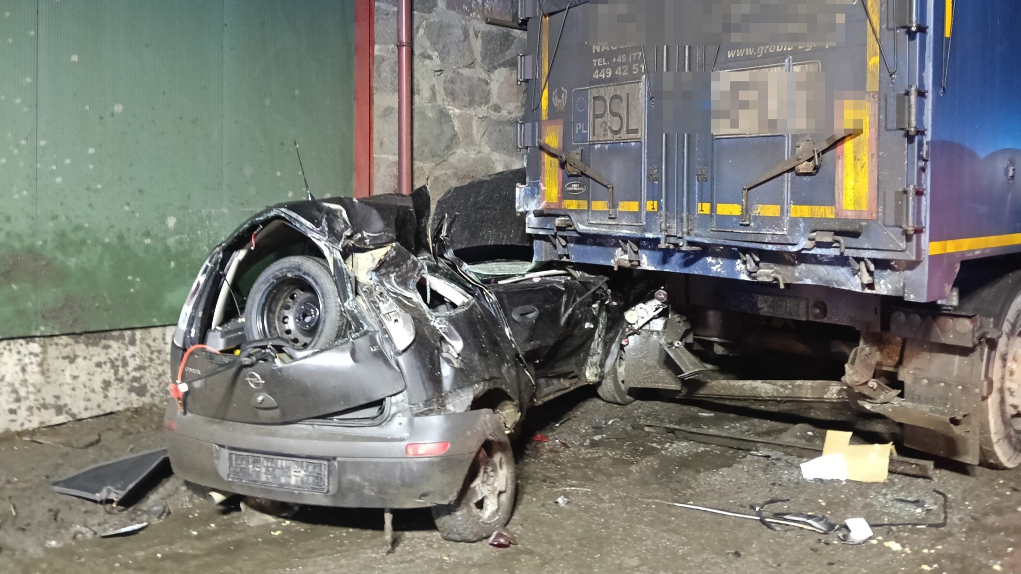 wypadek wągrowiec  - JRG Wągrowiec 