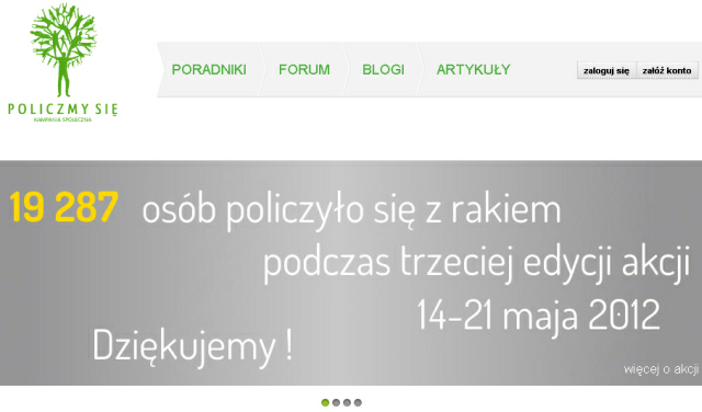 policzyliśmy się z rakiem - http://policzmysie.pl
