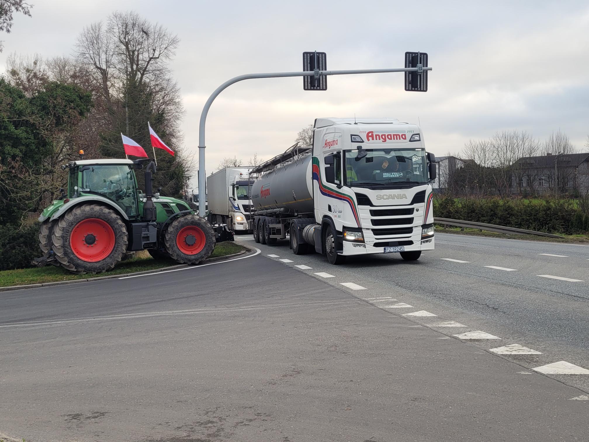 protest rolników - Marek Wolski - Radio Poznań