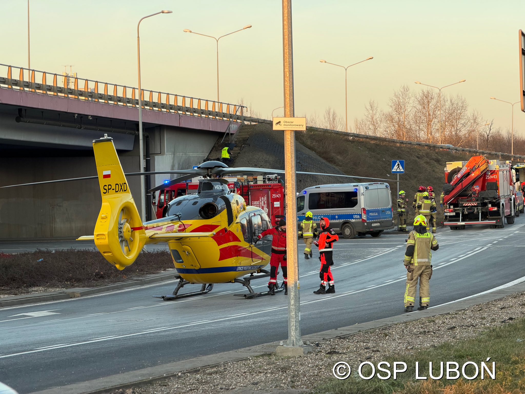 Głogowska wiadukt - OSP Luboń