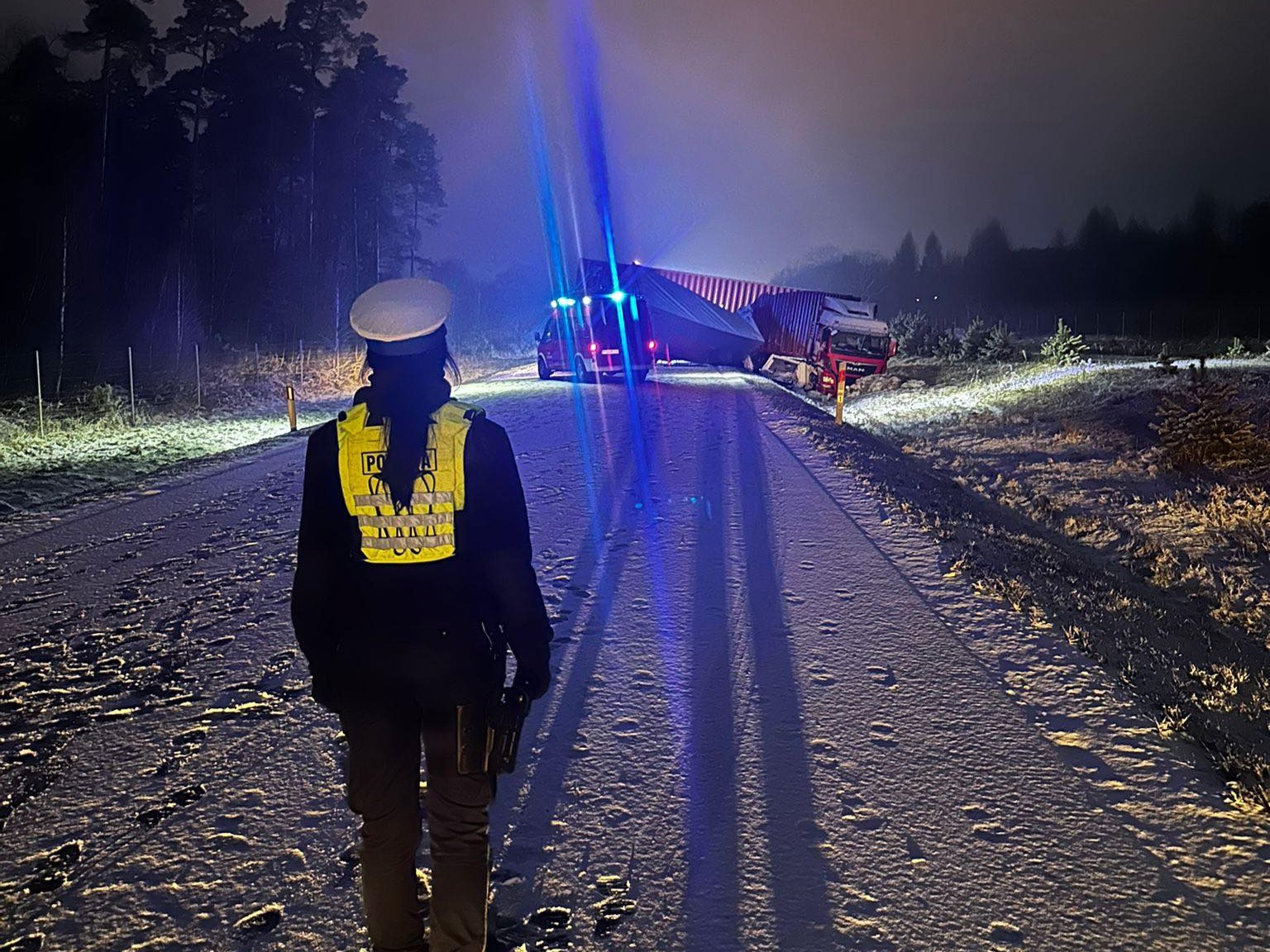 Cieżarówka ostrów - KPP Ostrów Wlkp