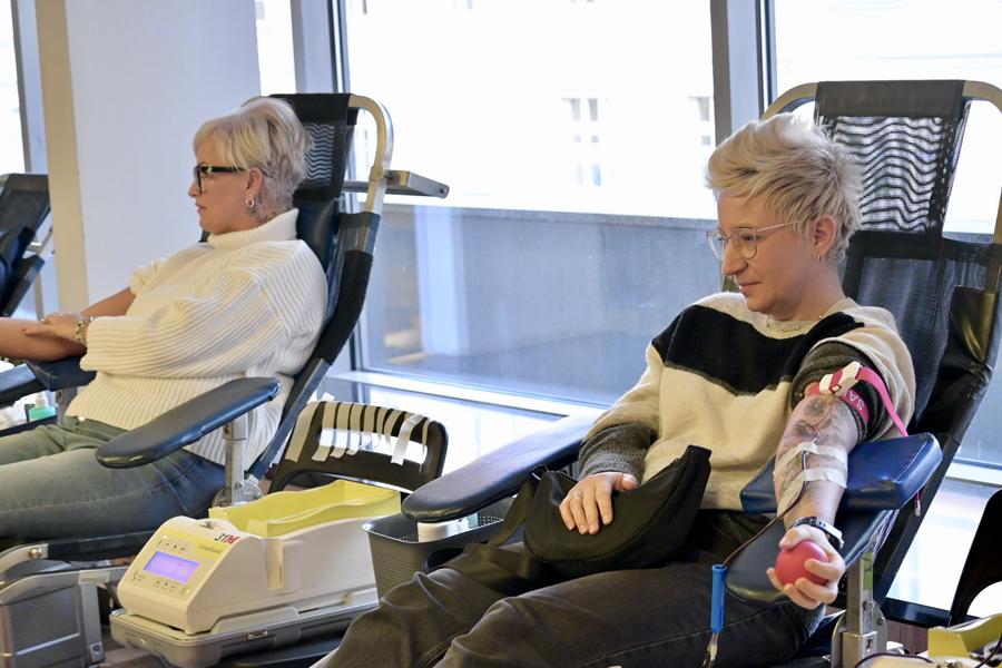 zbiórka krwi dawcy - Maciej Trzciński - Radio Poznań