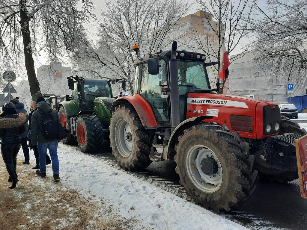 Protest rolników Konin - Michalina Maciaszek - Radio Poznań