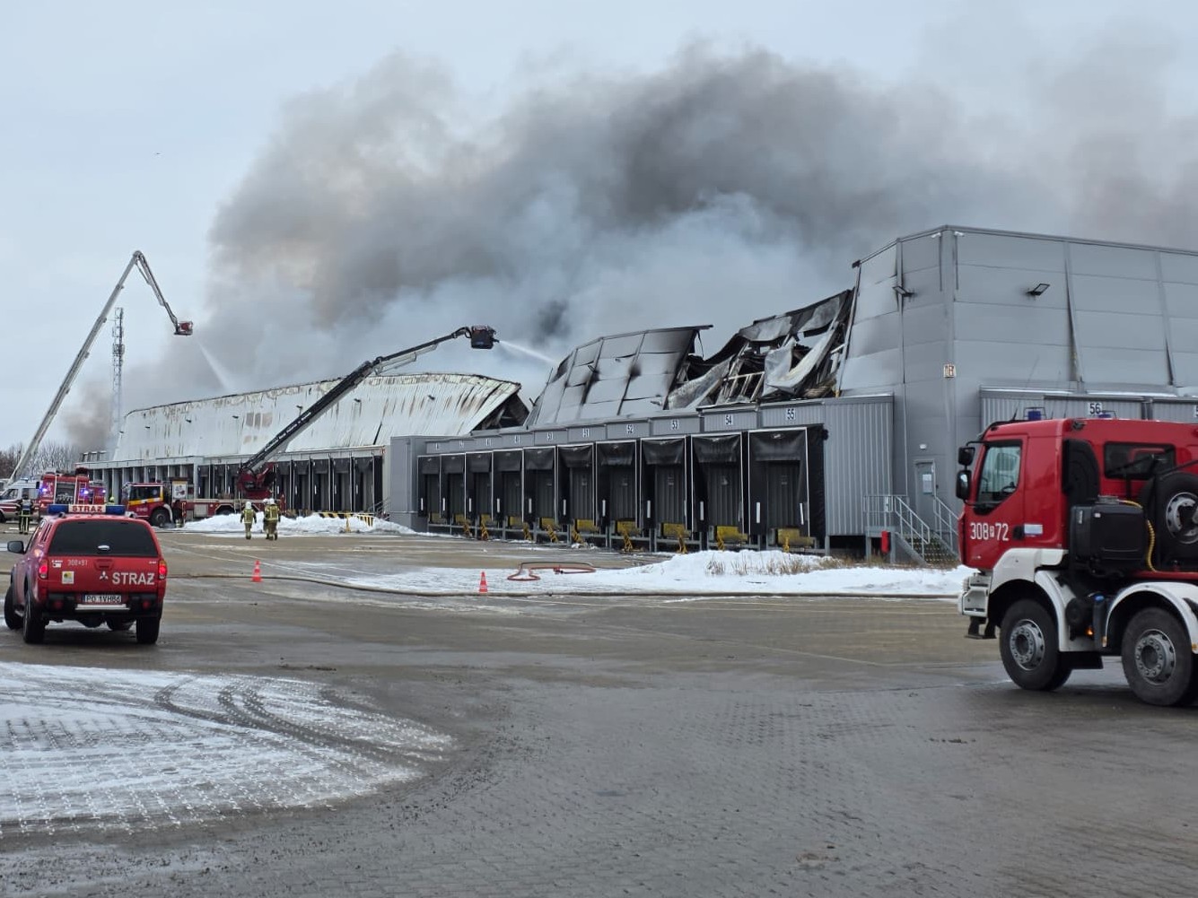 pożar hala tarnowo podgórne - Krzysztof Polasik