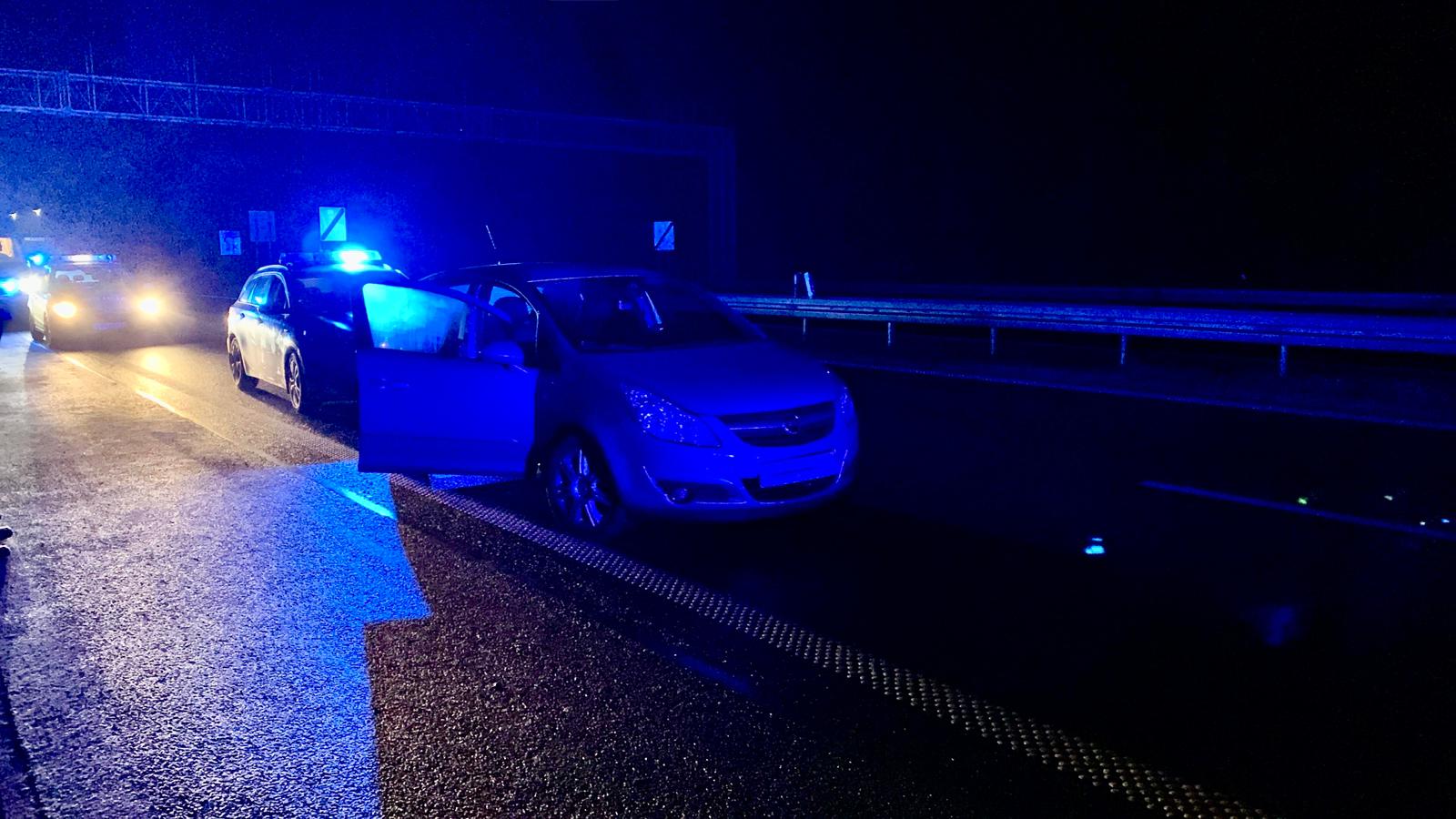 pościg radiowóz policja - KPP Kościan