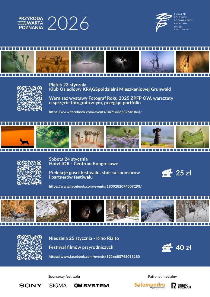 Festiwal Fotografii Przyrodniczej „Przyroda Warta Poznania” - Organizator