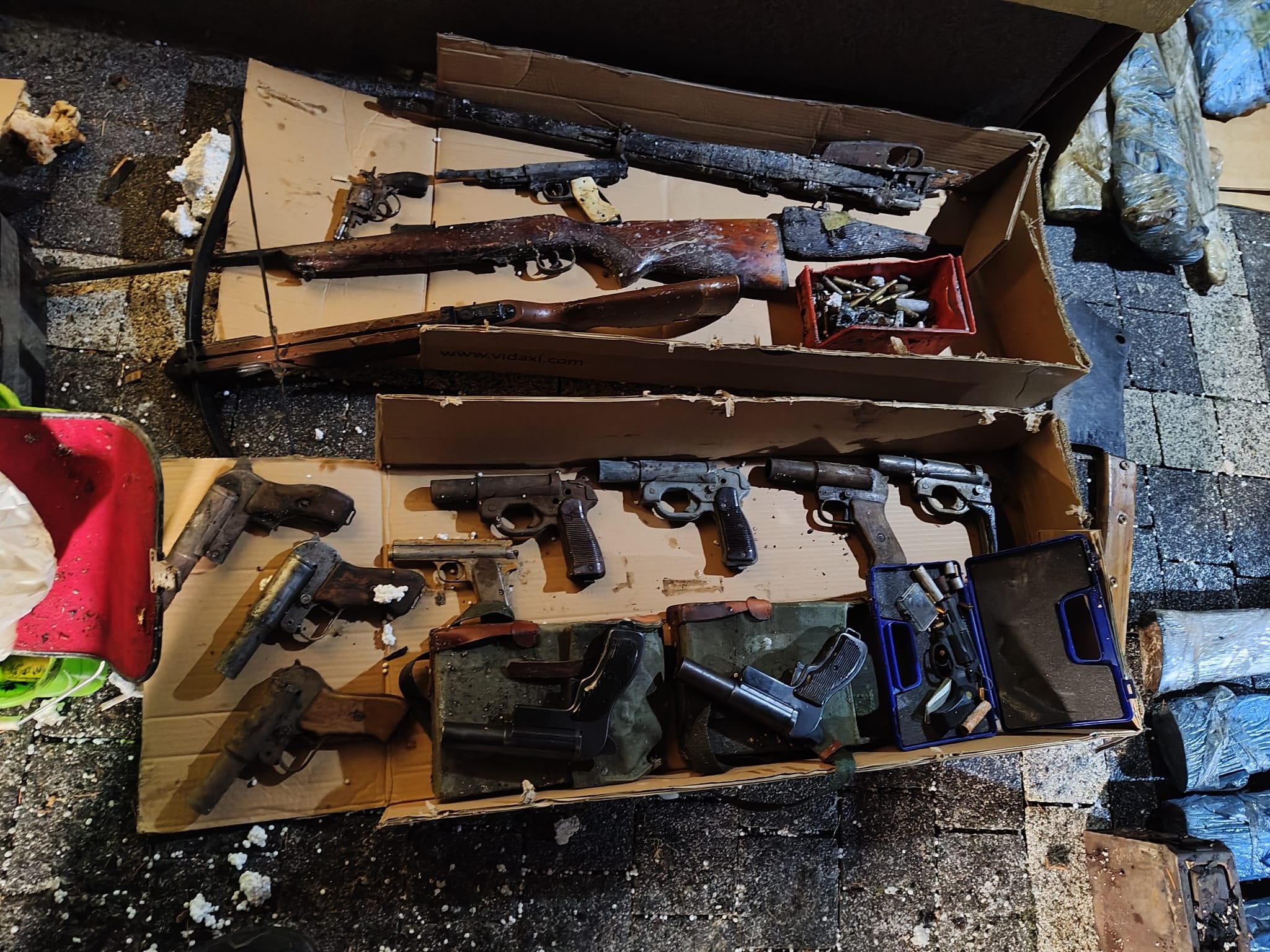 Altana broń pożar - KPP w Gnieźnie