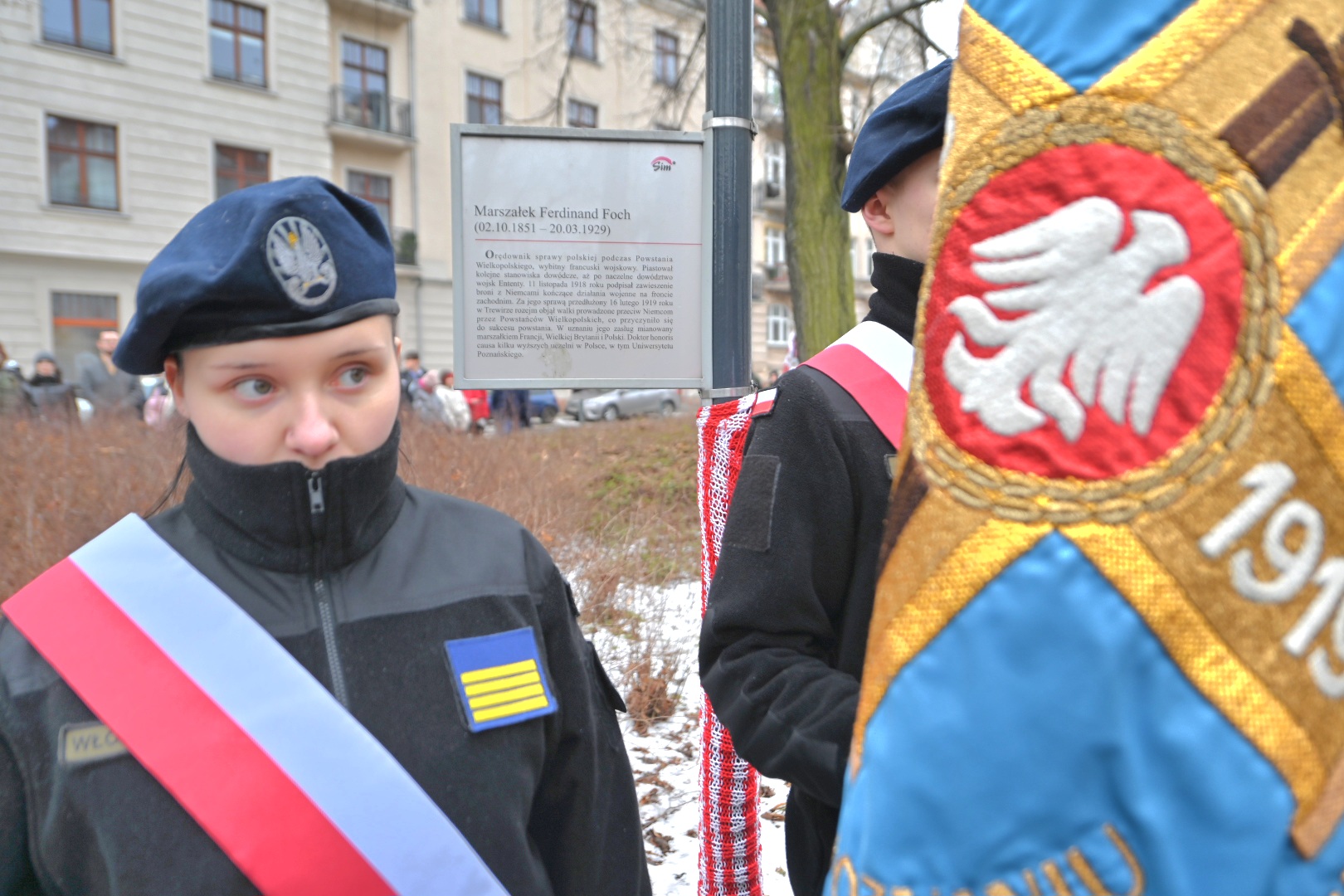 107. rocznica rozejmu w Trewirze skwer focha - Wojtek Wardejn  - Radio Poznań