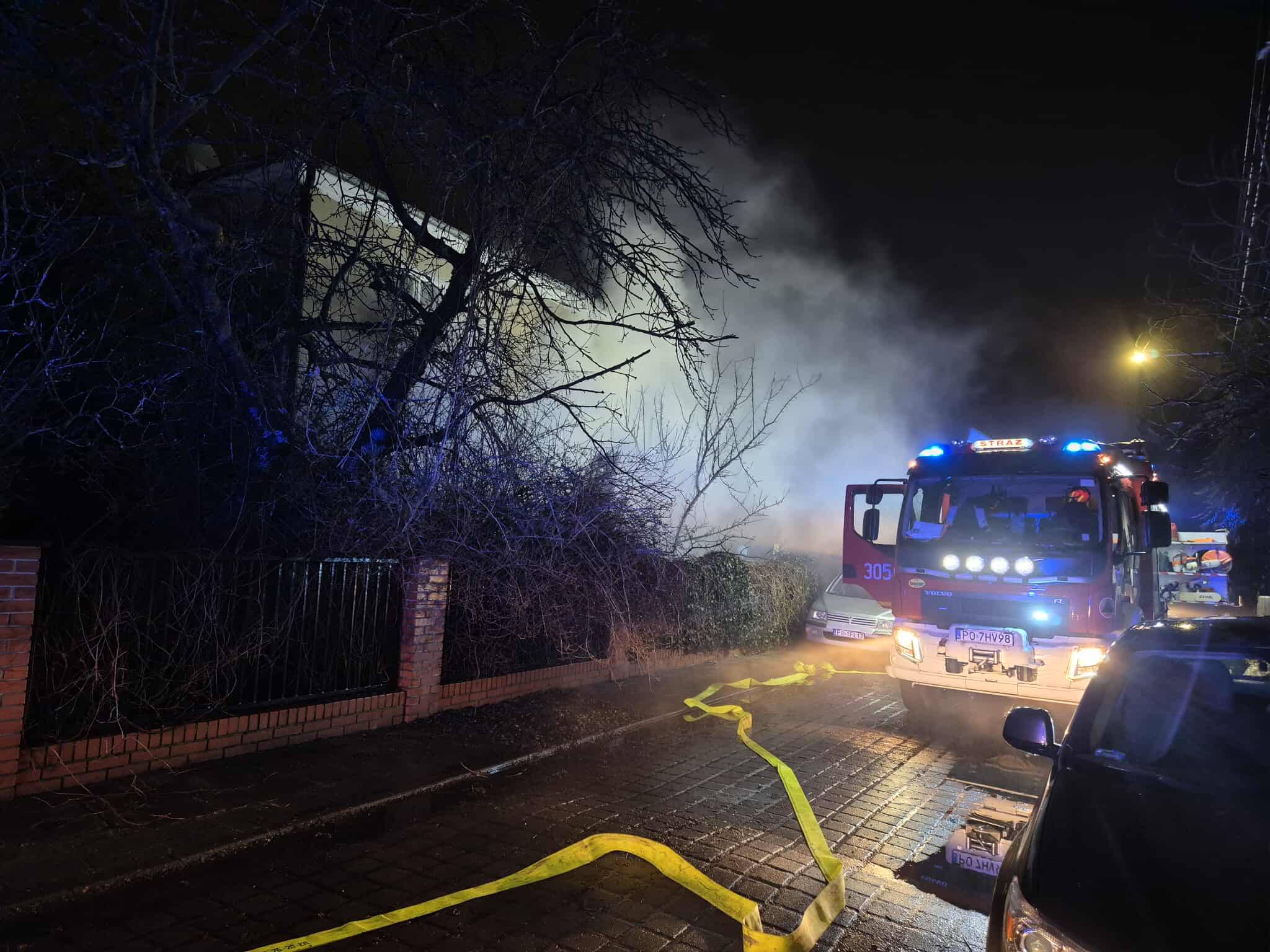 POŻAR PODOLANY poznań - OSP SUCHY LAS