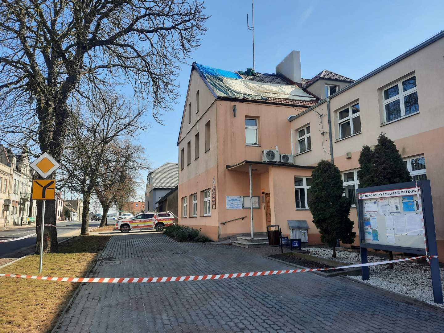 Witkowo pożar urząd miasta gminy - Rafał Muniak - Radio Poznań