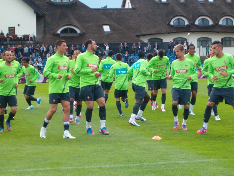 trening Portugalczyków