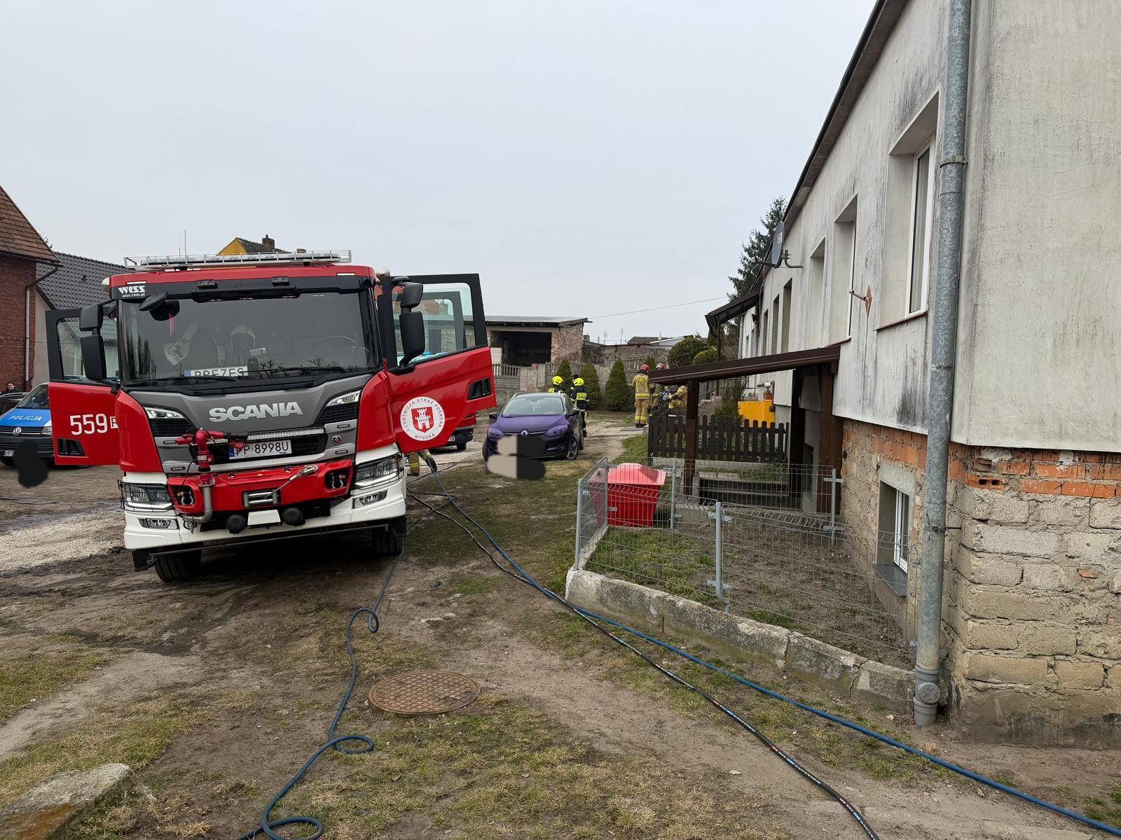 tragiczny pożąr wysoka - KW PSP Poznań