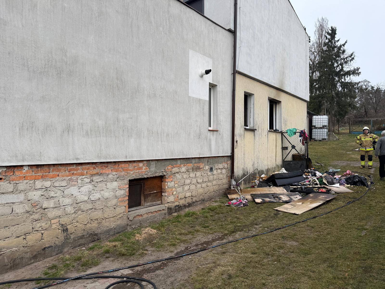 pożąr wysoka  - KW PSP Poznań