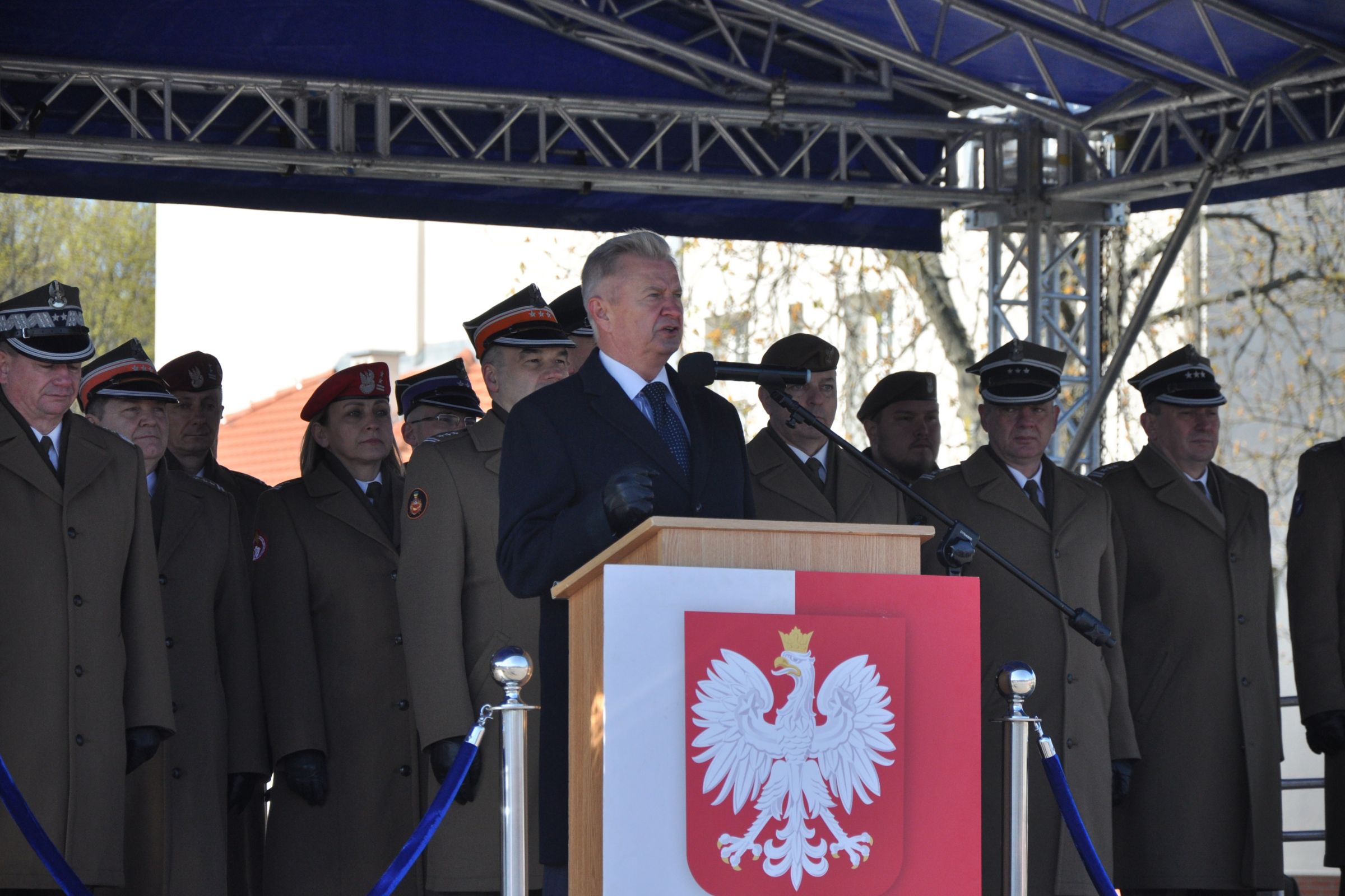 rezerwiści szkolenie wiceminister mon stanisław wziątek - Eliza Hajdenrajch - Radio Poznań
