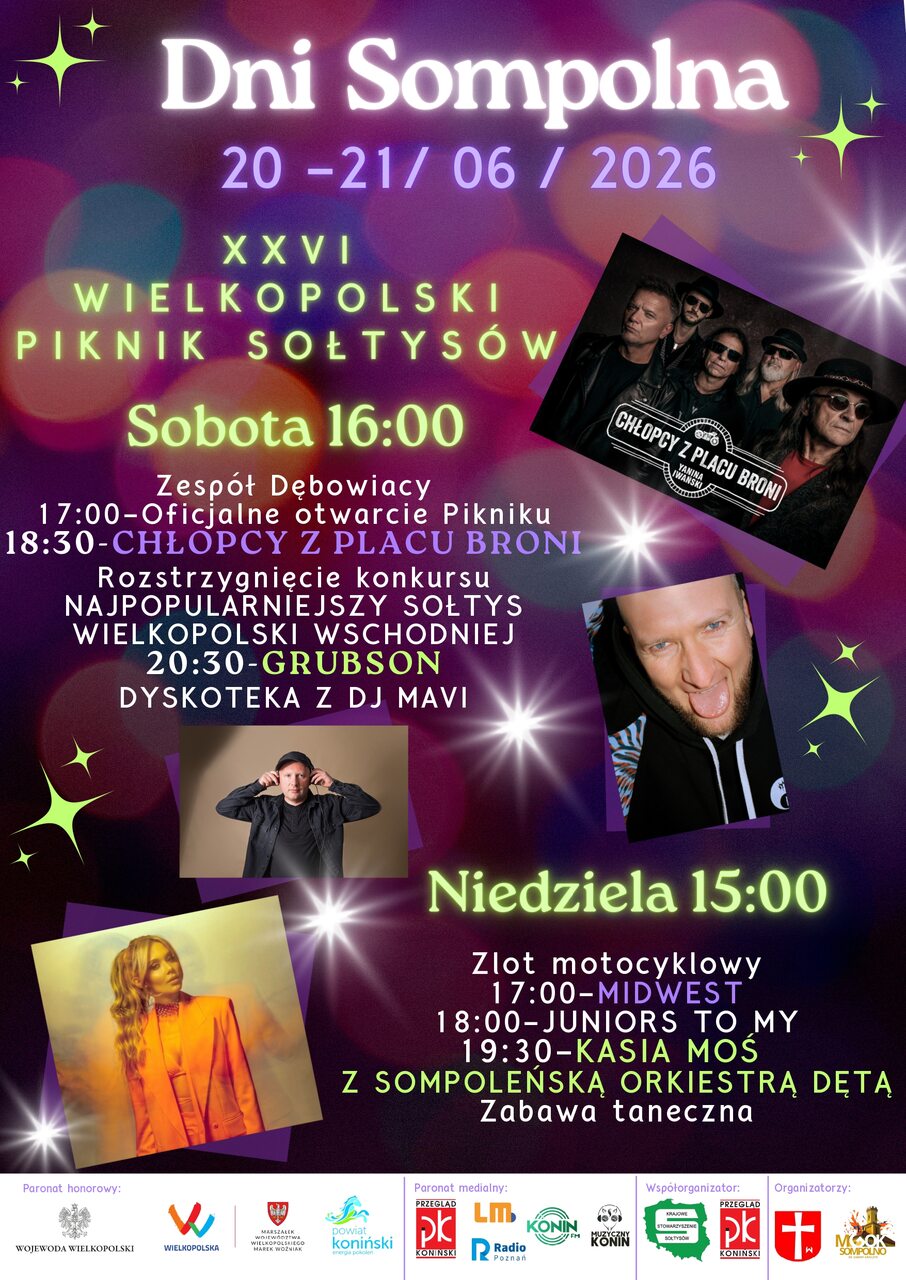 Dni Sompolna - XXVI Wielkopolski Piknik Sołtysów - Organizator