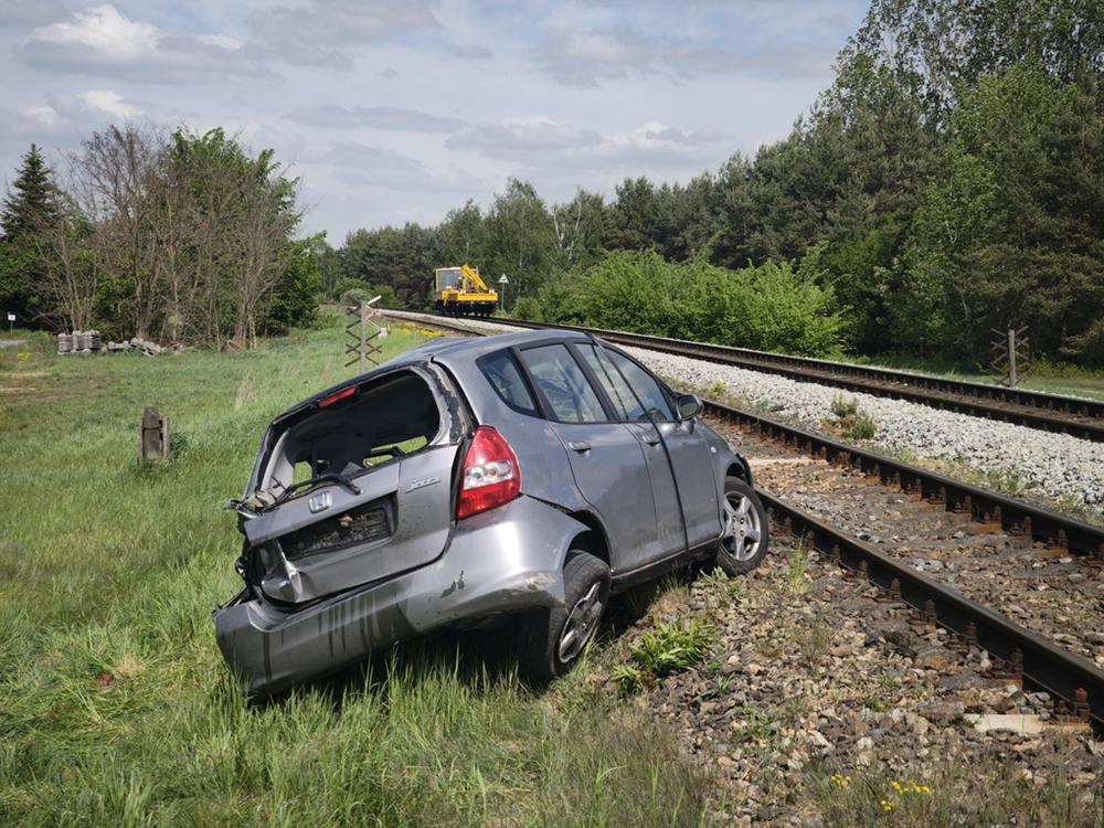 strzyżewice leszno wypadek przejazd drezyna - Bartłomiej Klupś - Radio Poznań
