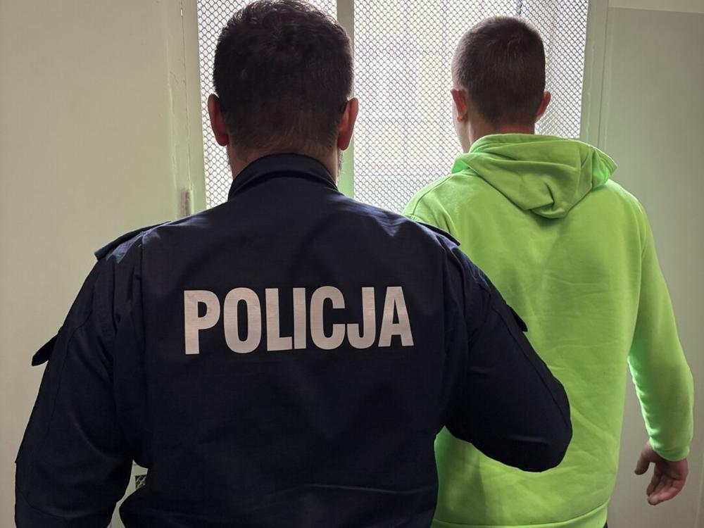 policja bliźniak podejrzany - KPP Września