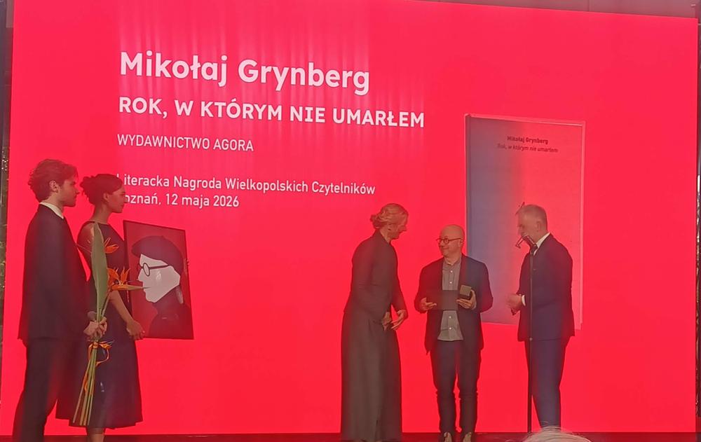 Nagroda Wielkopolskich Czytelników grynberg - Joanna Divina - Radio Poznań
