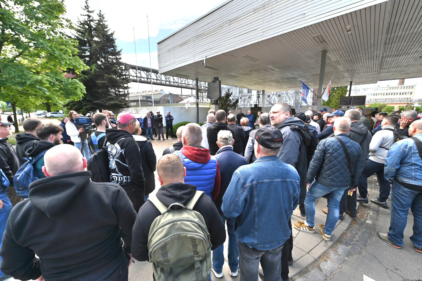 Cegielski protest - Wojtek Wardejn - Radio Poznań