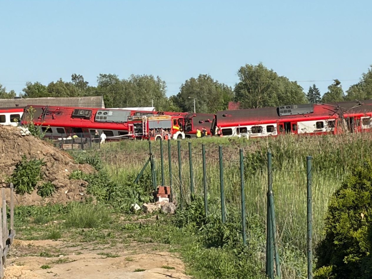 pociąg wykolejenie - Marek Wolski