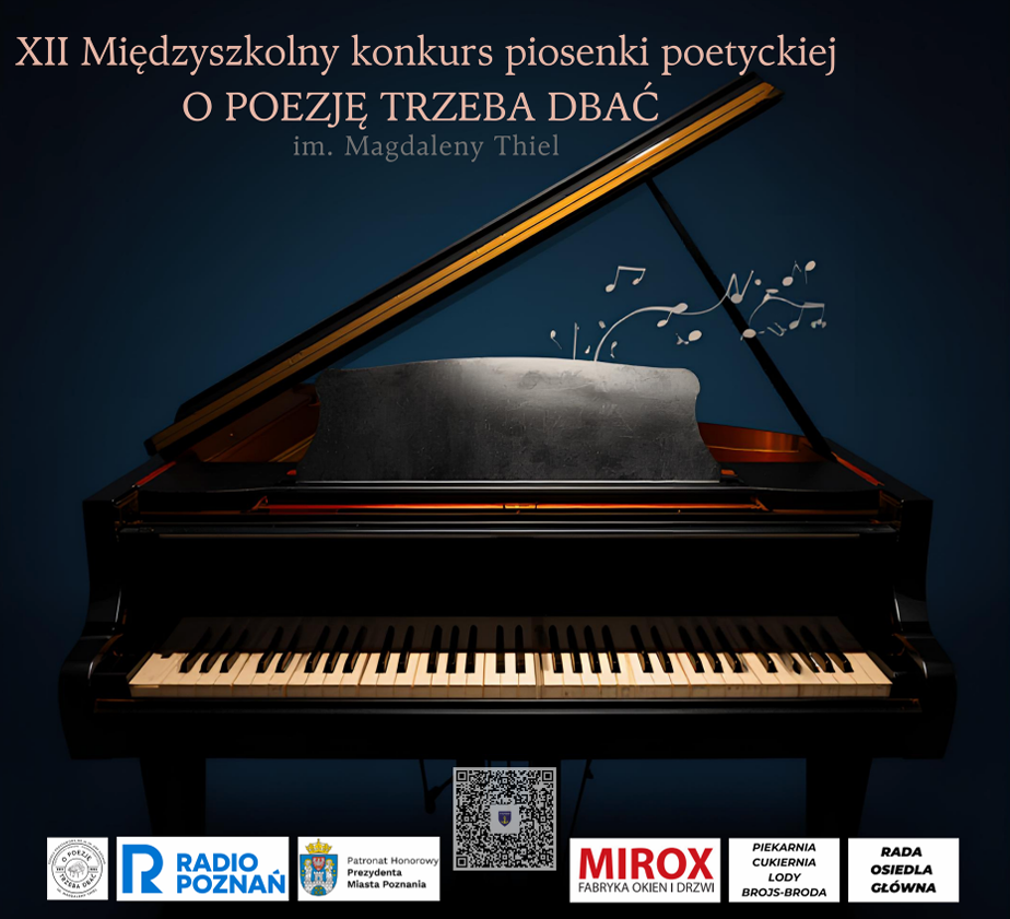 XII edycja Międzyszkolnego Konkursu Piosenki Poetyckiej „O poezję trzeba dbać” im. Magdaleny Thiel - Organizator