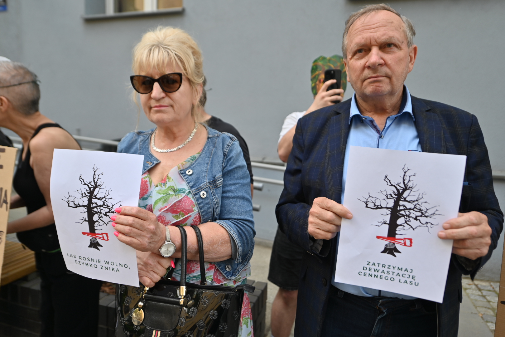 protest starostwo  - Wojtek Wardejn - Radio Poznań