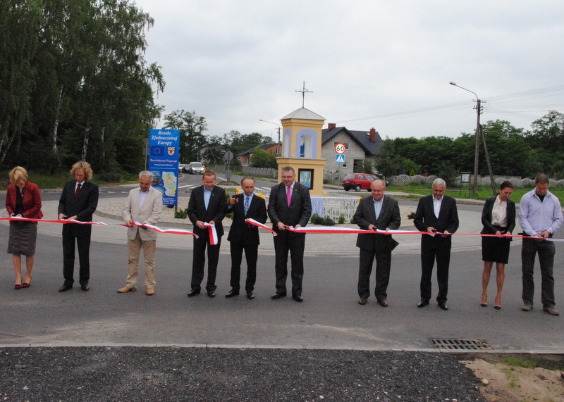 Droga Tymianek - Zbiersk - otwarcie - Danuta Synkiewicz