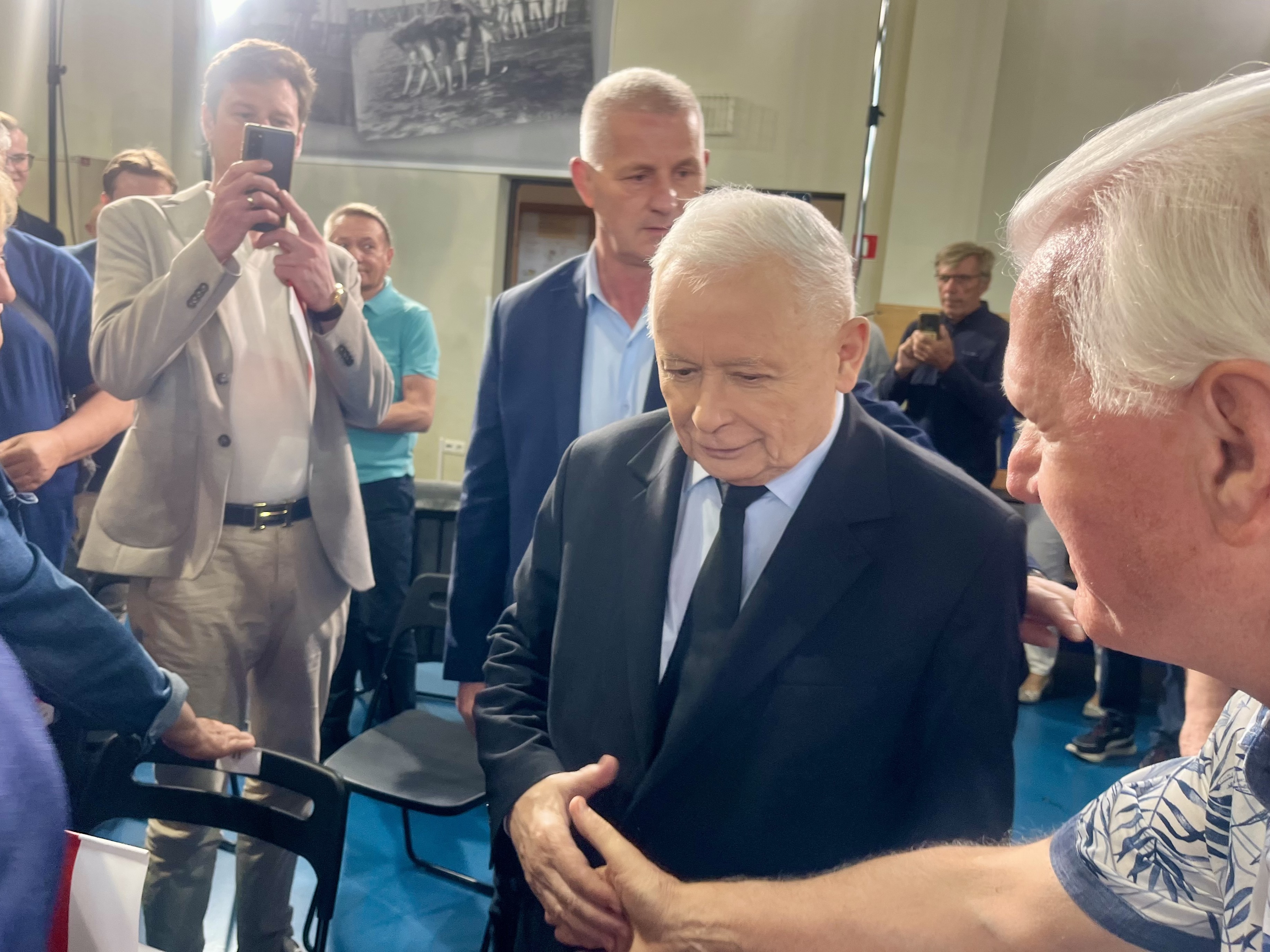 kaczyński w kaliszu - Danuta Synkiewicz