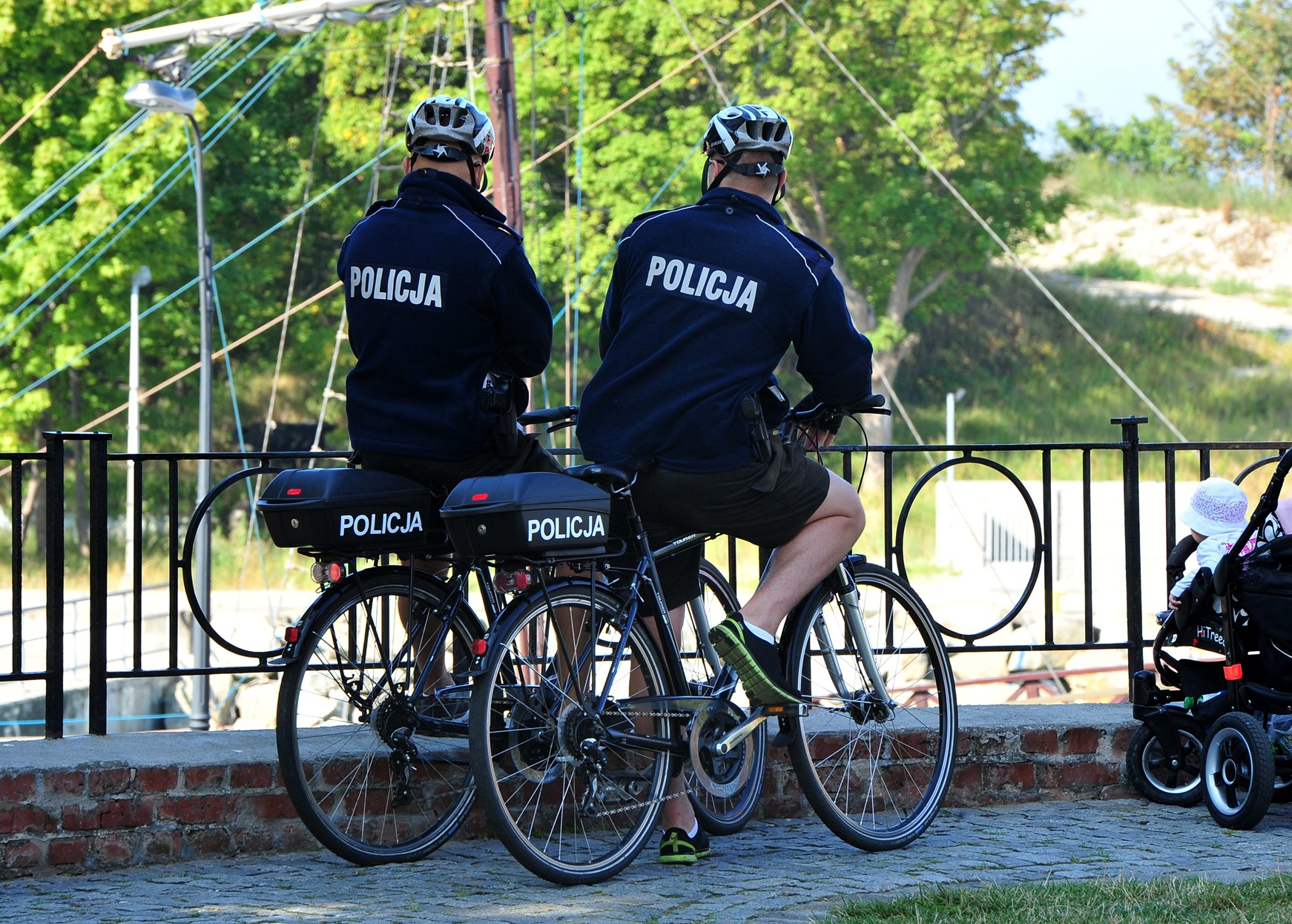 policja rowery - Marcin Bielecki - PAP