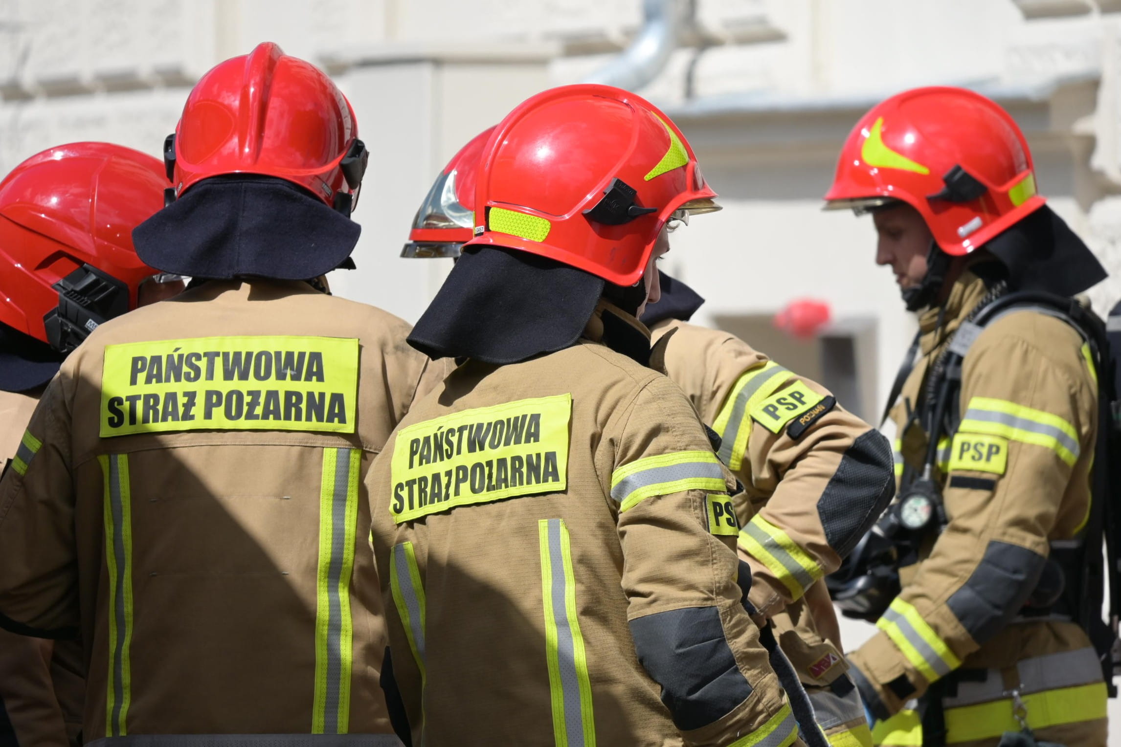 straż pożarna detal strażak strażacy - Eliza Hajdenrajch