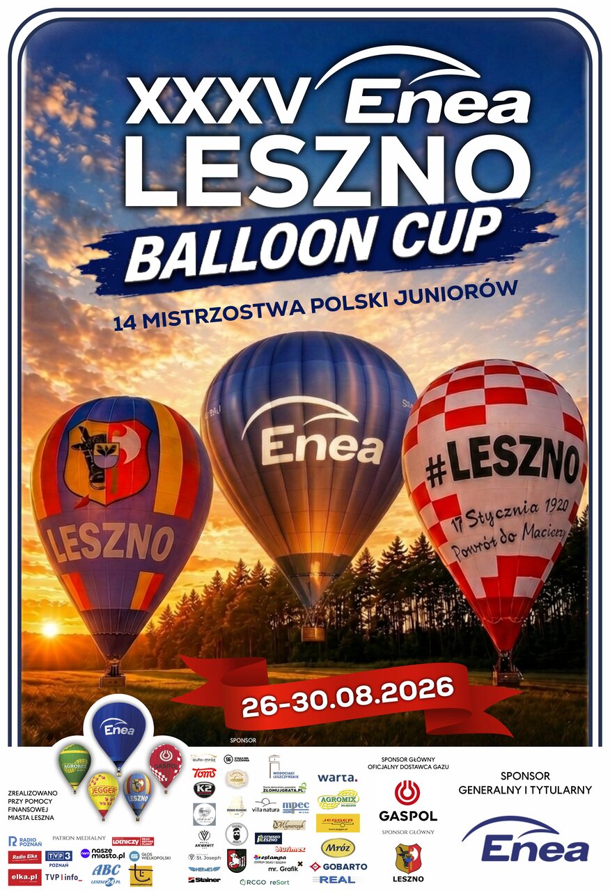 XXXV Enea Balonowy Puchar Leszna już wkrótce. Balony ponownie opanują niebo nad Lesznem - Organizator