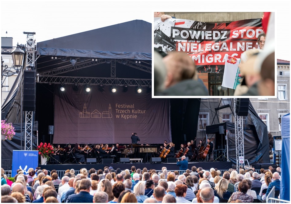 manifestacja w trakcie festiwalu - Organizator