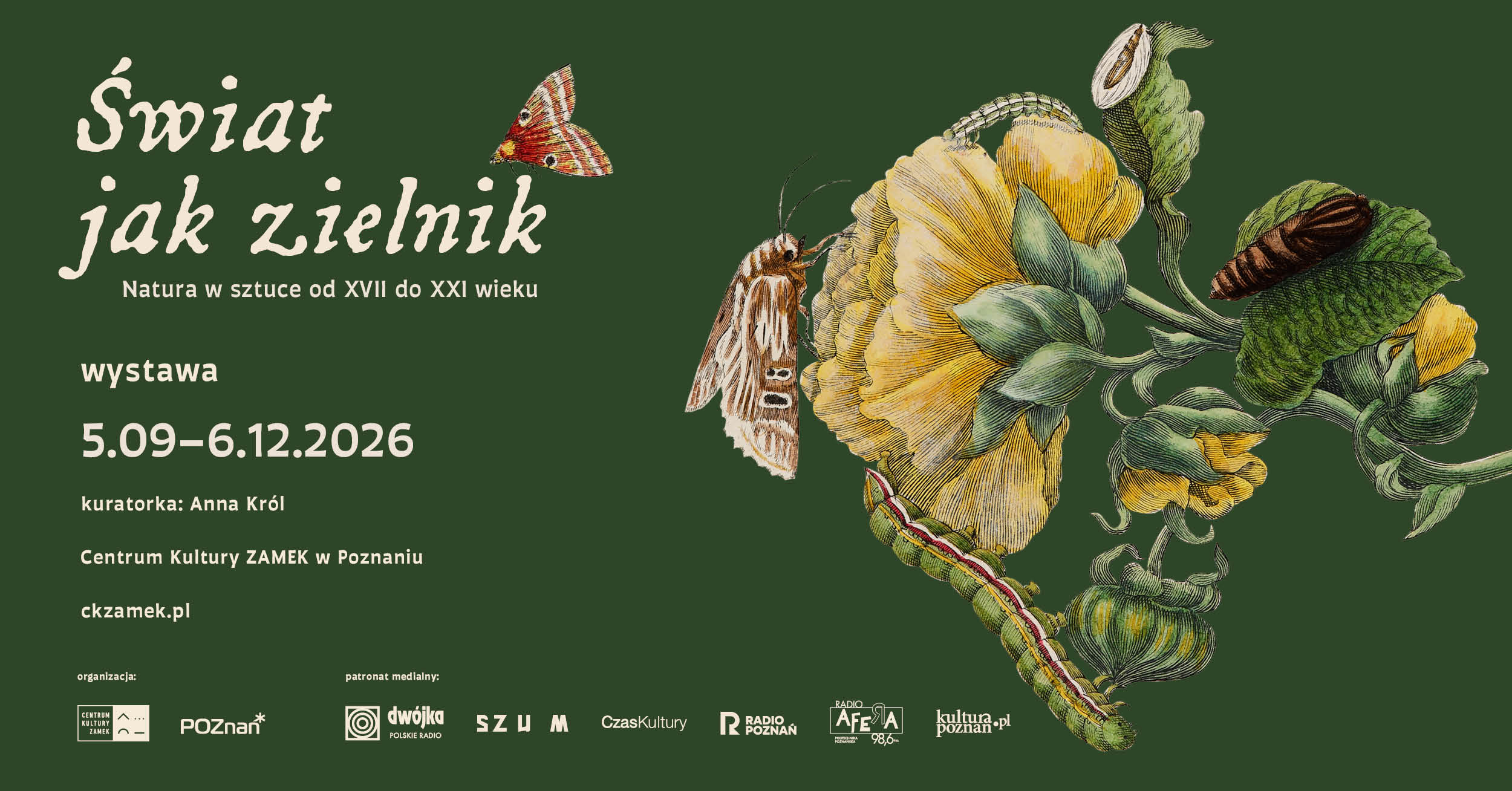 Świat jak zielnik. Natura w sztuce od XVII do XXI wieku – nowa wystawa czasowa w Centrum Kultury ZAMEK w Poznaniu