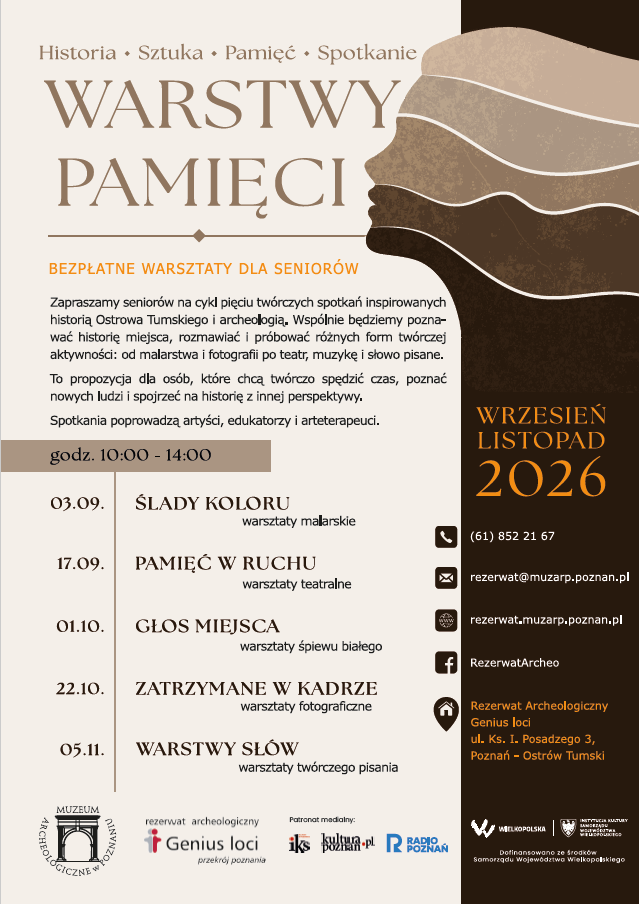 Rezerwat Archeologiczny Genius Loci zaprasza seniorów na „Warstwy Pamięci”