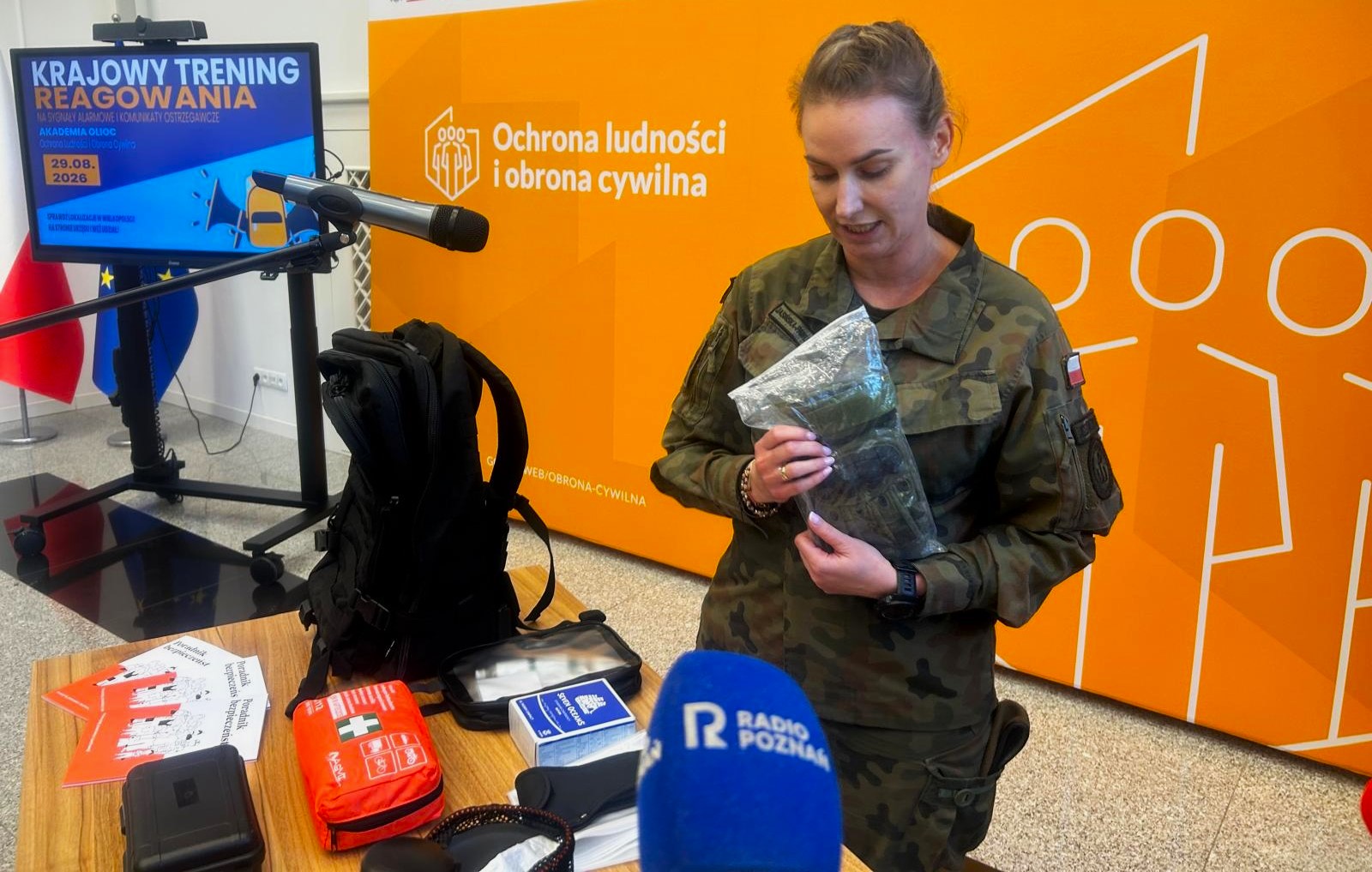 krajowy trening reagowania konferencja - Szymon Majchrzak - Radio Poznań