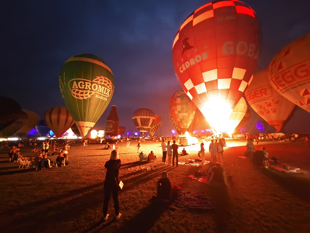leszczyńska noc balonowa balony leszno - Bartłomiej Klupś - Radio Poznań