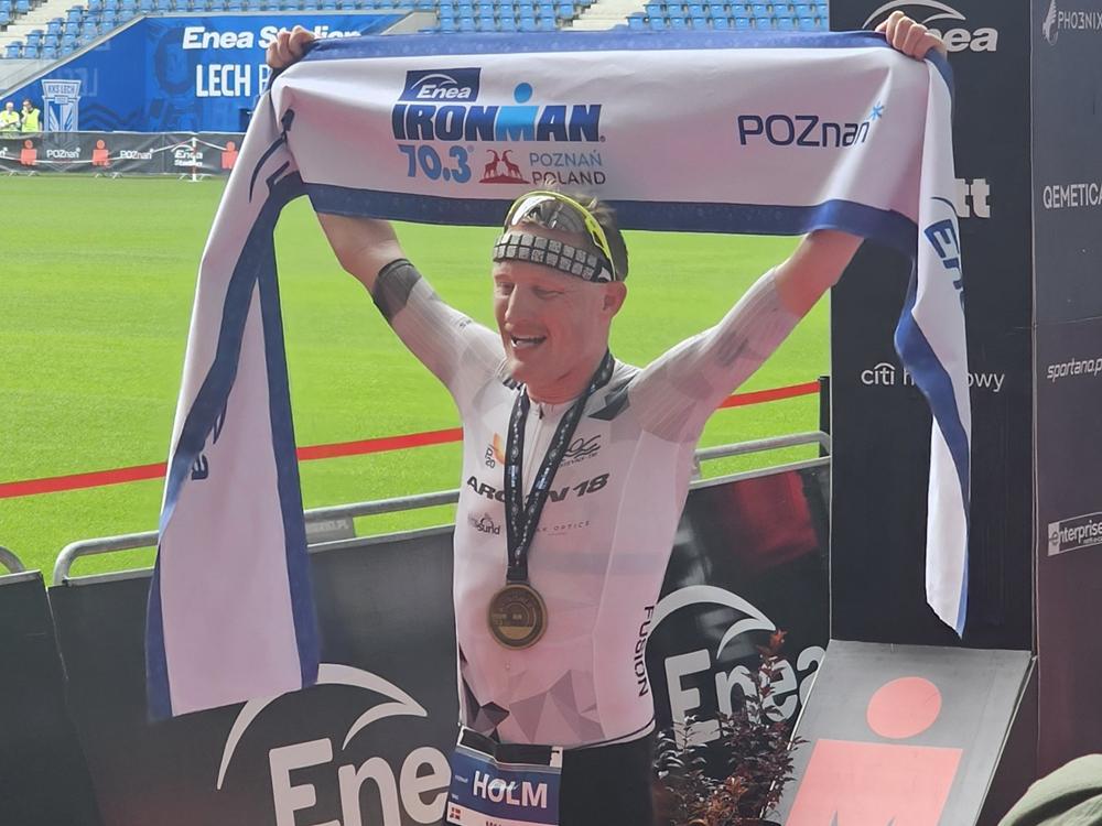 poznań triathlon zwycięzca Emil Holm - Julian Kozanecki - Radio Poznań
