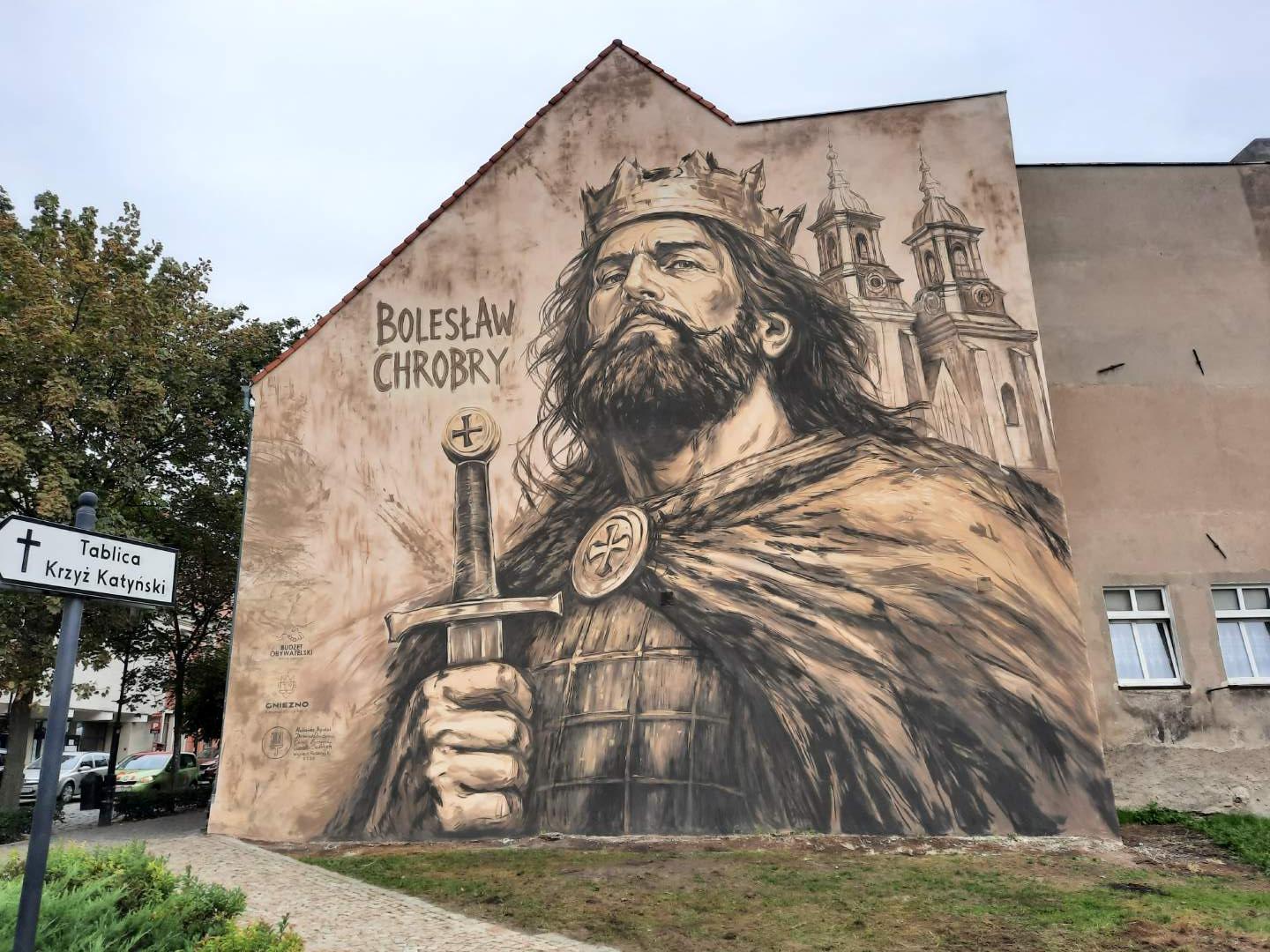 chrobry mural - Rafał Muniak
