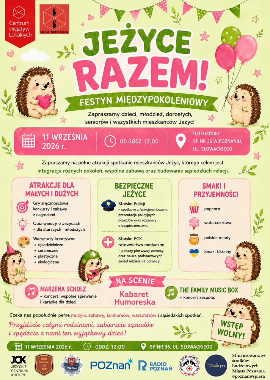FESTYN MIĘDZYPOKOLENIOWY „JEŻYCE RAZEM”