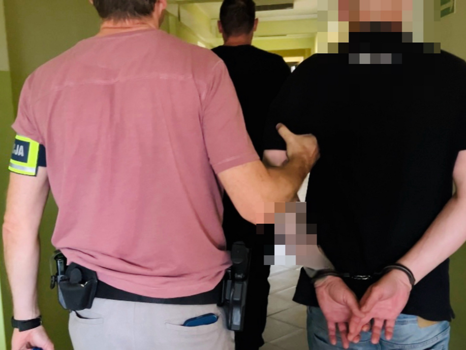 aresztowany za fałszywe alarmy - KPP Ostrów Wielkopolski