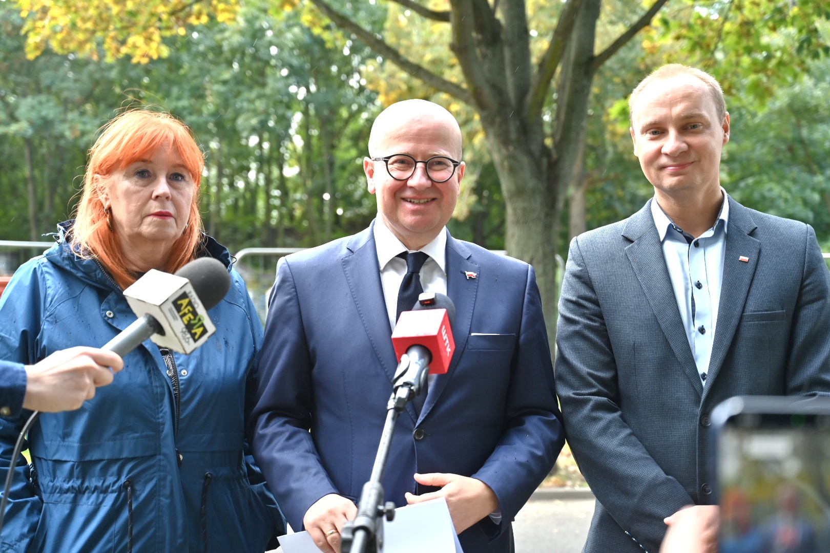 bartłomiej wróblewski konferencja ws hali sportowej - Wojtek Wardejn  - Radio Poznań