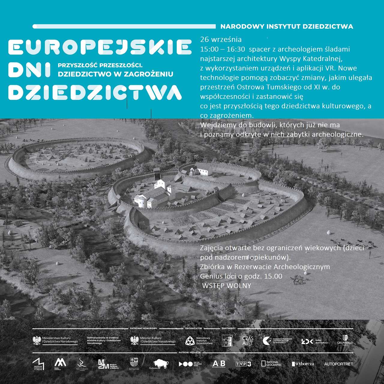  26 września zapraszamy na kolejną edycję Europejskich Dni Dziedzictwa.