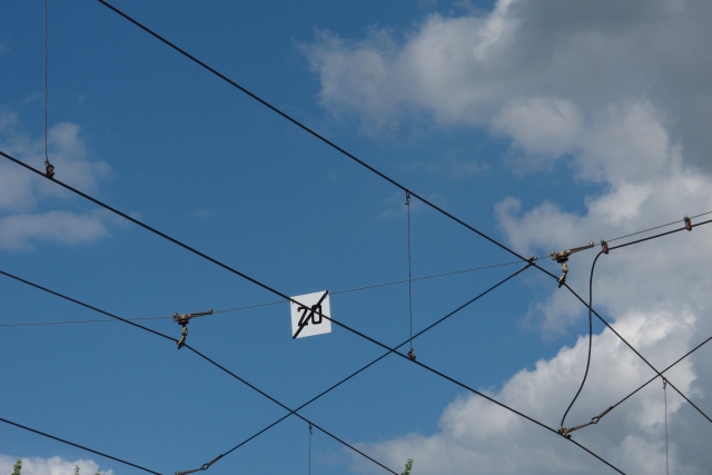 trakcja tramwajowa druty 1 - TomFoto